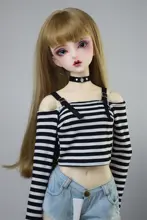 BJDドール用フィッシュネットソックス【ブラック・ホワイト・ショート丈】