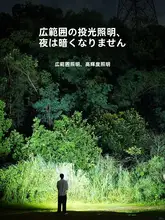 強力明るさの充電式ヘッドランプ【アウトドア・釣り用・夜間使用】