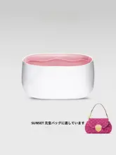 デニム風デザインの軽量防水ポーチ【サンセットドラゴンフルーツカラー・デュポン紙製】