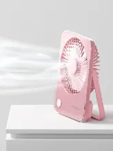 MINISO マカロンカラーのデスクファン【折りたたみ式・DIY対応・オフィス用】