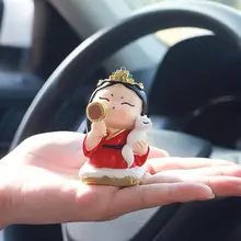 中華風神話キャラクター ネザのデスクトップ装飾【創造的なギフト・車内インテリア用】