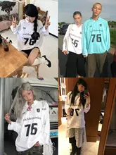 アメリカンレトロデザインのスポーツ長袖Tシャツ【春夏用・フィット・カジュアルタイプ】