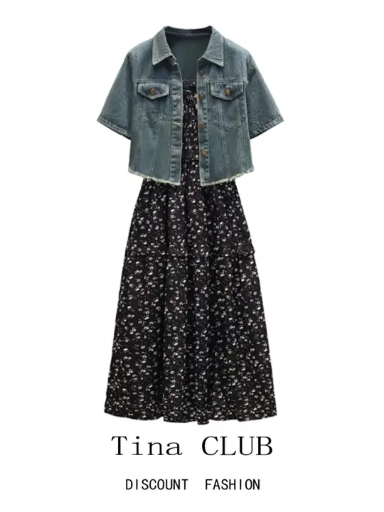 梨型体型を美しく見せる夏用ファッション小柄向けワンピース【2点コーディネート・チュニック】（セットアップ対応）