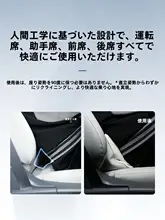 車用三角形クッション【極上の柔らかさ・腰枕・ヘッドレスト用】