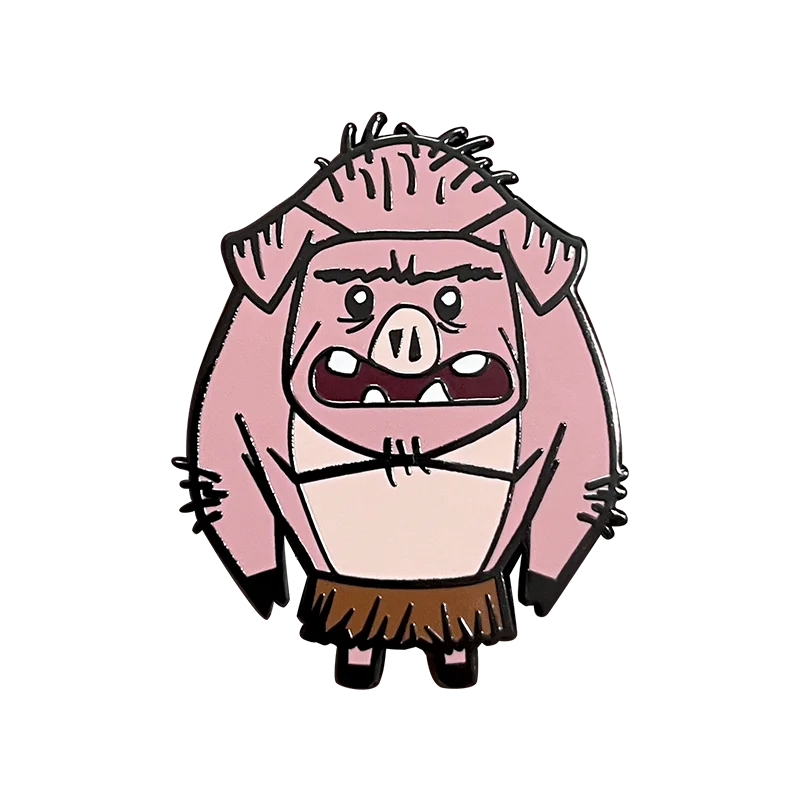 可愛いピッグマンバッジ【ゲーム関連・胸元アクセサリー】
