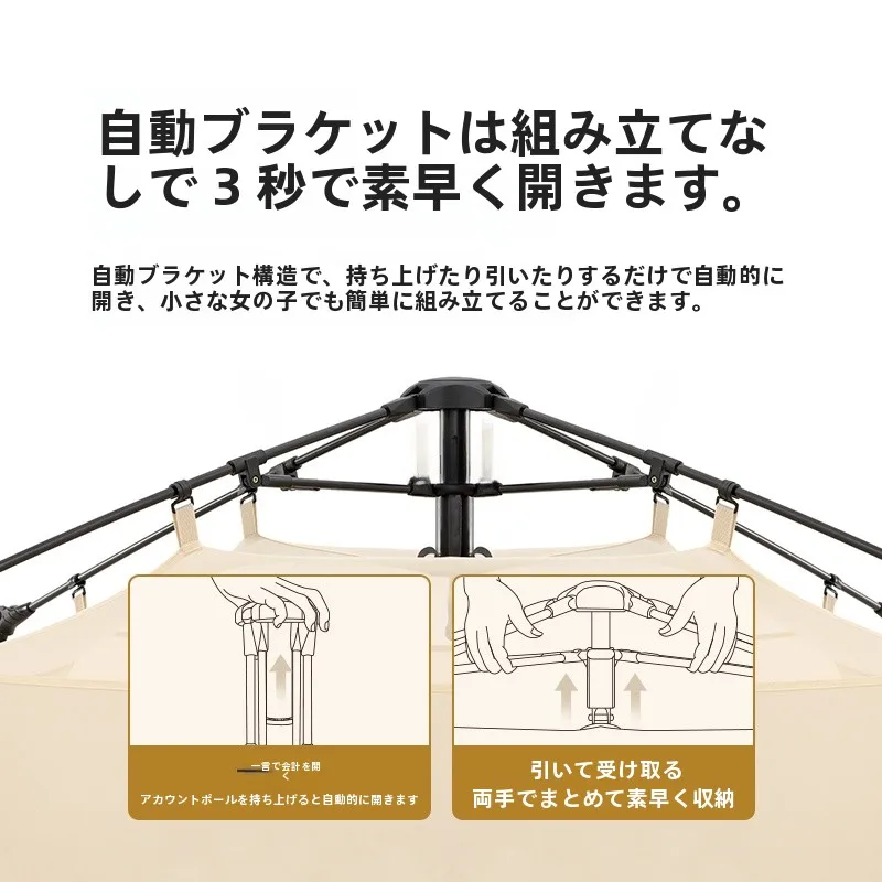 キャンプ道具を節約調達｜実際に使ってみた結果 - Naturehike自動テントの技術的背景