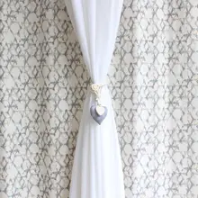 穴あけ不要 オシャレなカーテンバンド【カートゥーンデザイン・欧州風・収納に便利】
