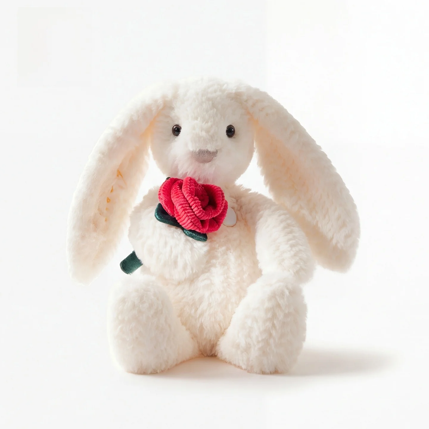 可愛いウサギのぬいぐるみ：大人の安らぎと家遊びに最適な抱き人形
