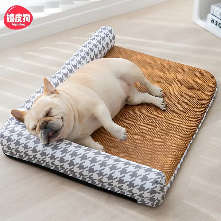 通年使える洗える犬用ベッド【夏用・小型犬・テディベアスタイル】