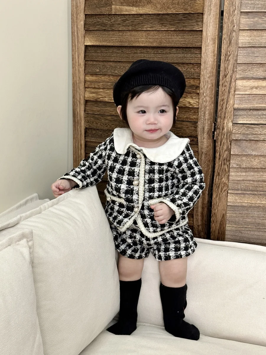 5ヶ月赤ちゃん服サイズ：チェック柄セットアップの実用性と選び方