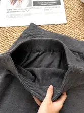 深灰色ニットミディスカート【Aライン・体型カバー・秋冬用】（セットアップ対応）