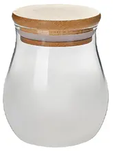 透明ガラス製ミニ茶葉缶【密閉式・家庭用・防湿】