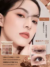 RUYI ナチュラルカラーのアイシャドウパレット【ハイライト・チーク・コントゥア】