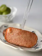 かわいい猫デザインの透明樹脂製箸【滑り止め付き・食器洗浄機対応】