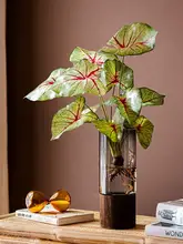 フェイクタピオカリーフ ガーデン装飾 室内装飾 緑の植物装飾