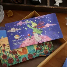 バラ惑星シリーズの封筒と便箋セット【手書き告白用・ロマンチックデザイン】（セットアップ対応）