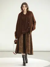 きらめくラメニットカーディガン【オープンフロント・レディース】