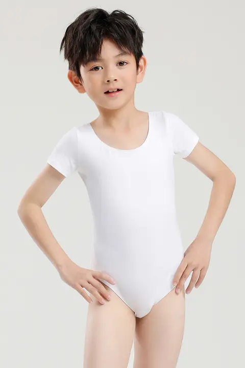 男の子用ダンスウェア【バレエ・体操・練習用・ワンピース】