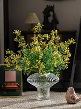 フェイクフラワー テーブルデコレーション マツバボタンの高級擬似花 芸術的な花飾り