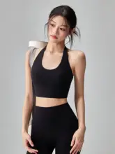 スポーツブラ【美しい背中デザイン・速乾・ヨガ用・ジム通いに最適】