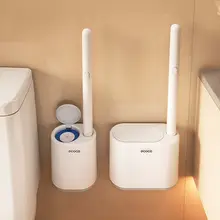 壁掛け式使い捨てトイレブラシ【無死角クリーニング・家庭用】