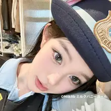 うさぎ耳のカートゥーンベレー帽【コスプレ用・可愛いデザイン】