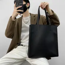 通勤用レザー製メンズトートバッグ【肩掛け対応・カジュアルビジネス用】