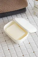 密閉型携帯用2層ソープボックス【防水・小型洗顔石鹸用】