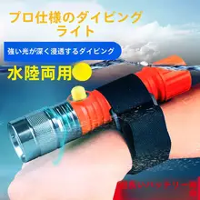 防水LED潜水ライト【強力照明・充電式・アウトドア用】