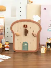 卓上時計 壁掛け ミニ 小型 可愛い クリーム色 インテリア 置物 テレビボード 玄関 女性 ギフト プレゼント