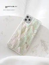 スマホケース 天然貝殻 キラキラ 上品 高級感 春夏 iPhone17 18 16 15 Pro Max