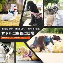 犬用ハーネス付きリード【中大型犬用・外出用】（セットアップ対応）