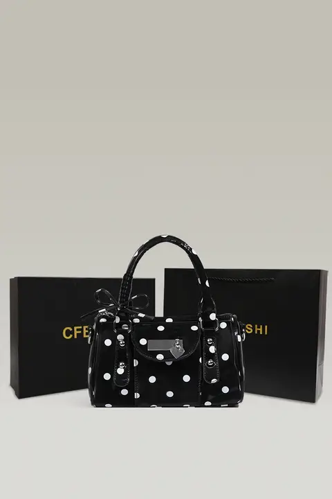 ボストンバッグ レディース 水玉 斜め掛け ショルダー 手提げ 上品 「CFEIKSHI」