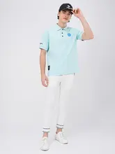 Castelbajac メンズゴルフ ポロシャツ【夏用・軽量・汗冷感・半袖】