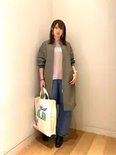 春季 レディース 中長丈 トレンチコート【ブリティッシュスタイル・ゆったりシルエット】