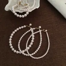 ブレスレット 小粒パール ラウンド 14Kゴールドプレート シンプル 繊細 上品 きれいめ おしゃれ