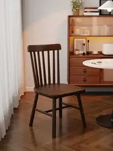 ウィンザーチェア【無垢材・イタリアンデザイン・北欧スタイル・リビング用・カジュアル】