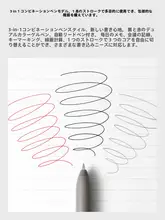 KACO 3合1多機能ペン【自動シャープペン・ボールペン・赤ペン・0.5mm・学生用・筆記用・オフィス文具】