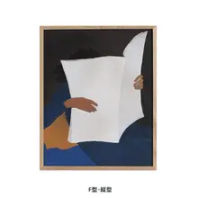 読書する人のアートウォールデコレーション【ヴィンテージスタイル・リビングルーム・寝室・書斎用】