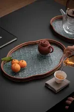 干泡盤【ガラス製・功夫茶具・家庭用・小型】