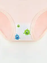 純綿製 女の子用キュロットパンツ【抗菌加工・かわいいデ  ザイン】