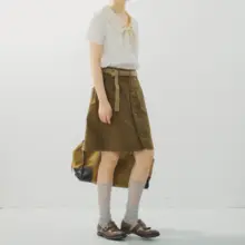 フレンチヴィンテージガールアーティスティックラペルホワイト シャツ