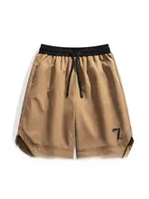 アメリカンレトロスタイルの速乾ショートパンツ【男女兼用・フィット・夏用】（セットアップ対応）