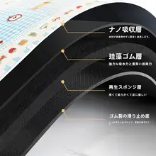 洗面所用 吸水マット【キッチン・スリップ防止・シリカゲル製】