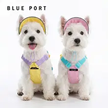 軽量防晒の犬用工装ベスト【春夏用・小中型犬用・リード取り付け可能】