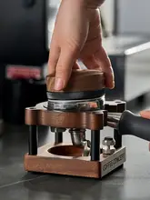 萌えクマ コーヒープレス付き コーヒーの粉圧縮器【北米産くるみ製・収納付き】（セットアップ対応）