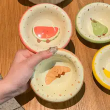 可愛らしいデザインのハムスター用食器【防翻・固定可能・大容量】