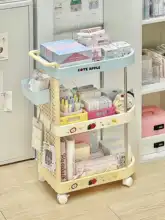 移動式ワゴン 有孔ボード付き キャスター付き 本棚 収納ラック フロアタイプ デスクサイド 学生 一人暮らし 多目的 本 文房具 バッグ