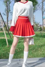 ゴルフウエア レディース スカートパンツ【シンプルデザイン・ハイウエスト・プリーツ・学院風】