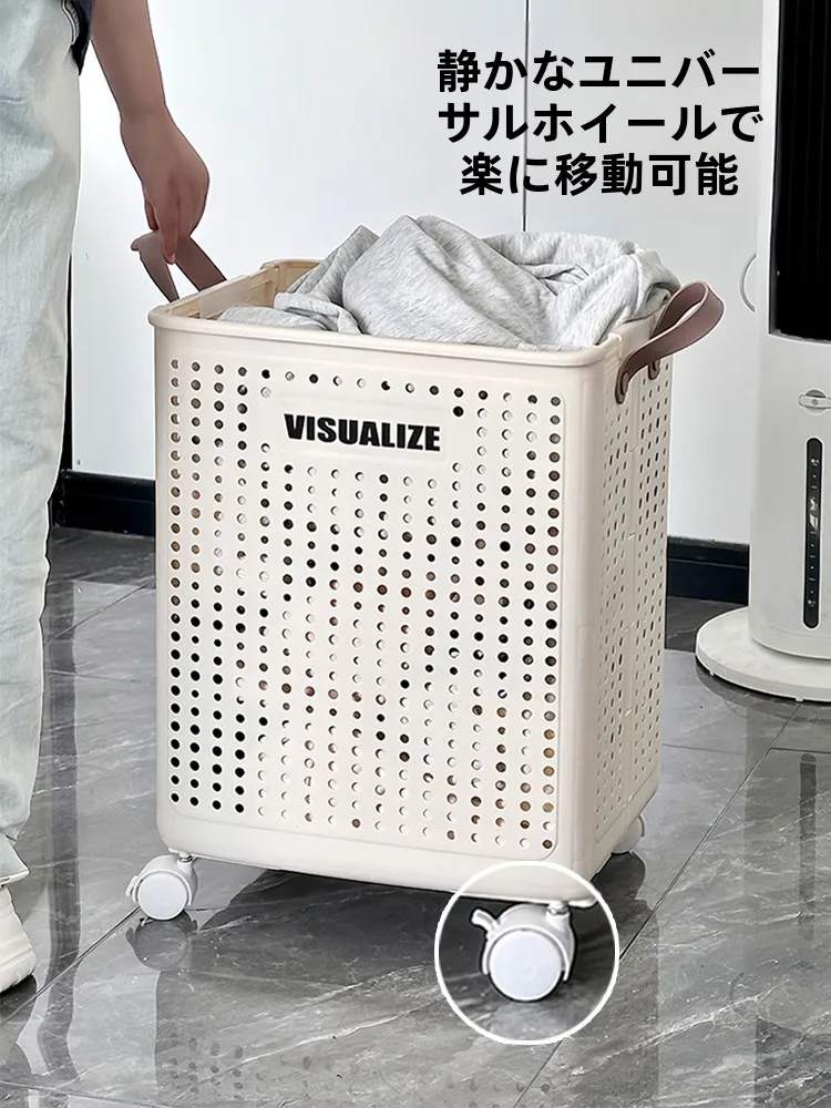折りたたみ式洗濯カゴ：家庭用・バスルーム向けの高デザイン大容量モデル